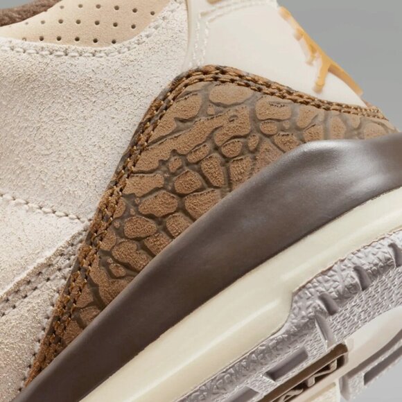 Nike Air Jordan 3 Retro PS ‘Palomino’ Orewood Brown Kids Sneakers ✅ NEW - Picture 7 of 7